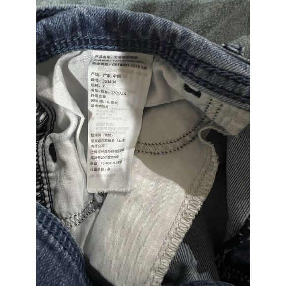 Hollister Distressed Short Shorts Denim Jeans Juniors Womens 7 Waist 28… - Picture 10 of 12